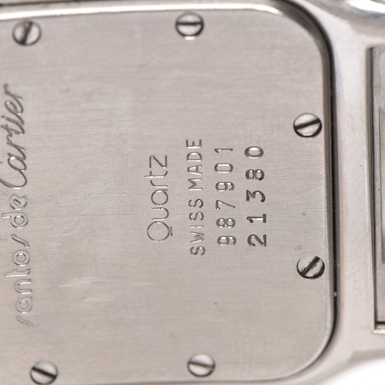 Cartier Stainless Steel 29mm Santos De Galbee Quartz Watch 7 of 8