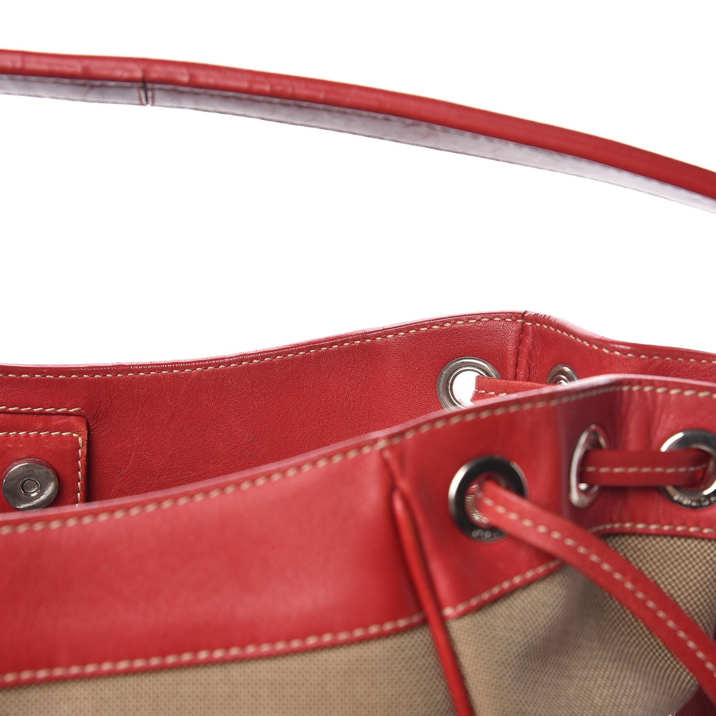 Canvas Shoulder Bag Bag Red