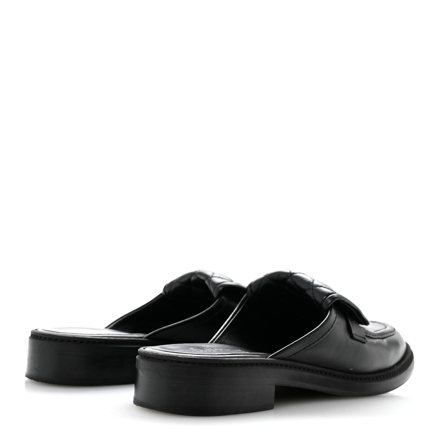 Chanel Lambskin Quilted CC Turnlock Mules 39.5 Black 5 of 11