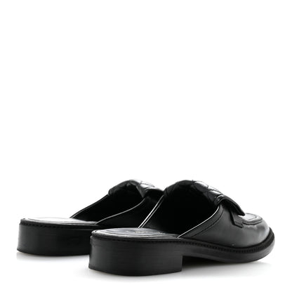 Chanel Lambskin Quilted CC Turnlock Mules 39.5 Black 5 of 11