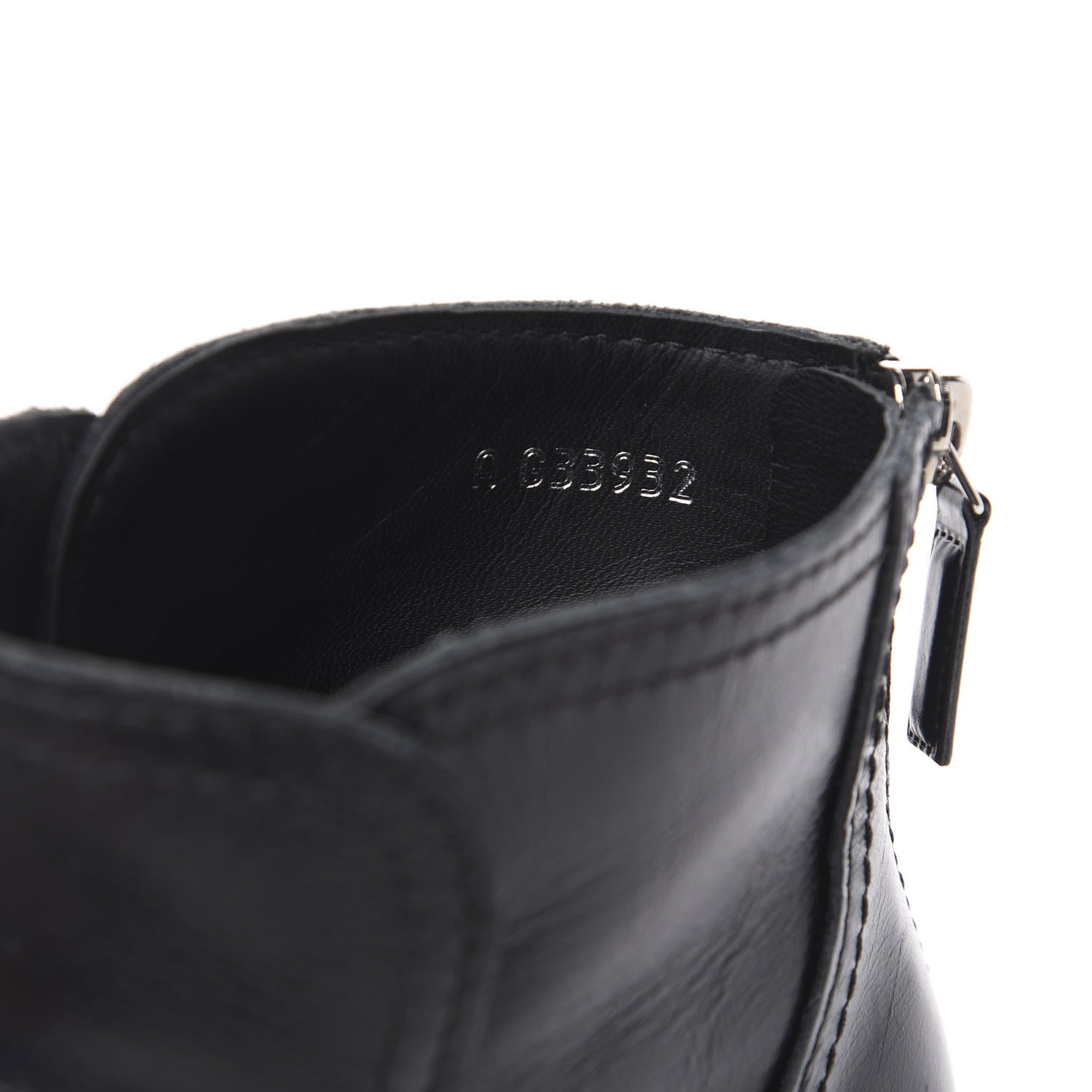 Chanel Calfskin Pearl Cap Toe Short Boots 39.5 Black 7 of 10