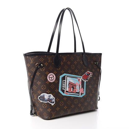 Louis Vuitton Monogram World Tour Neverfull MM 4 of 12