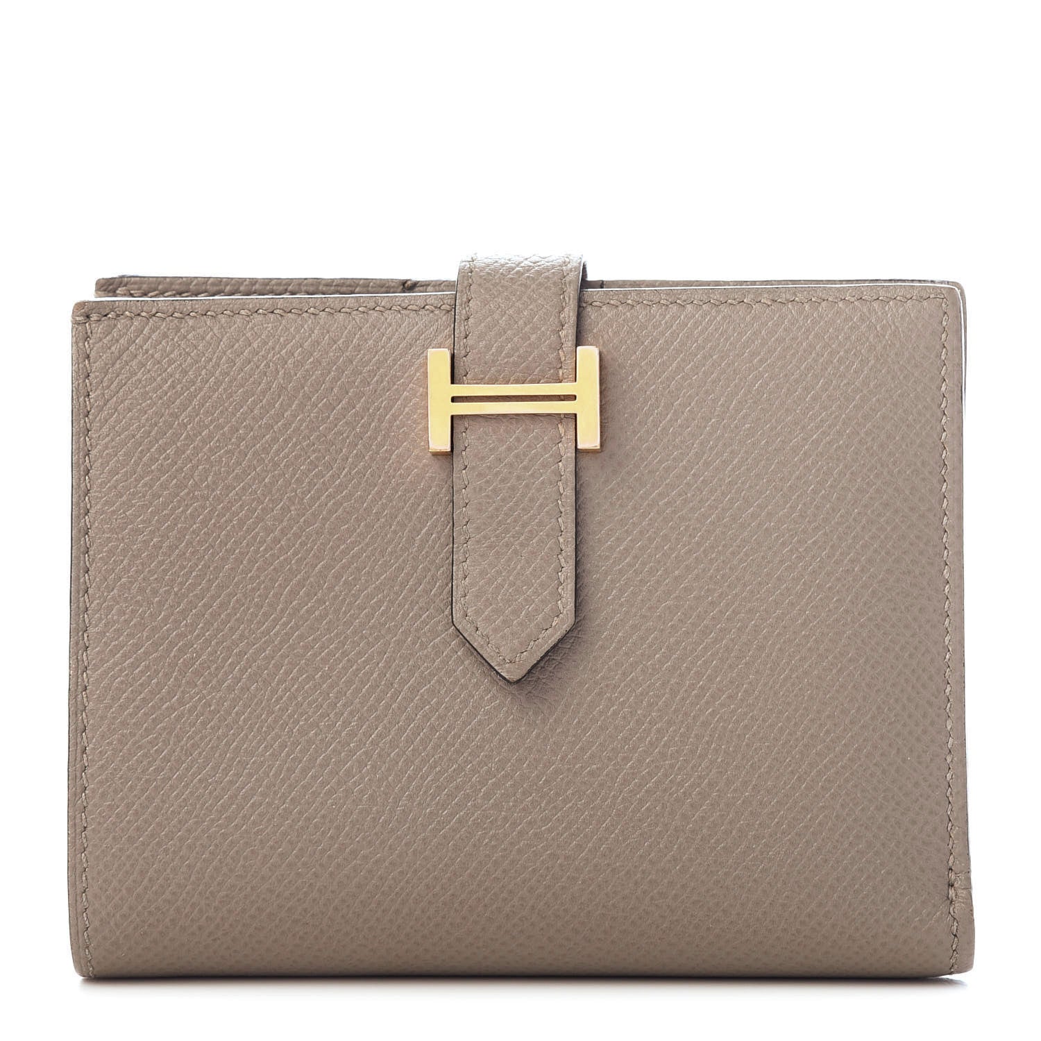 Hermes Epsom Bearn Compact Wallet Gris Asphalt 1 of 6