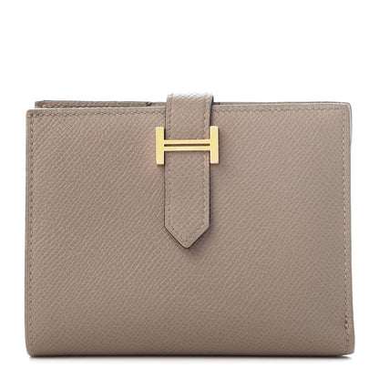Hermes Epsom Bearn Compact Wallet Gris Asphalt 1 of 6