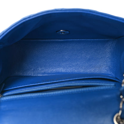 Chanel Lambskin Quilted Mini Square Flap Blue 5 of 12