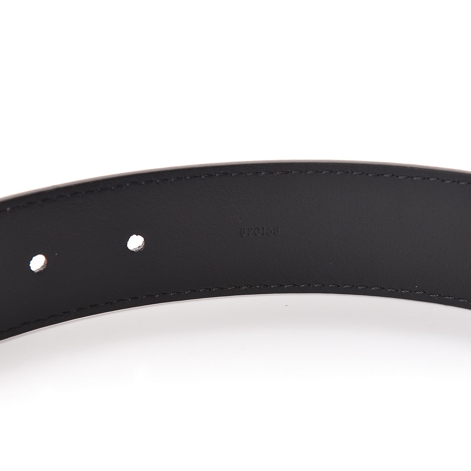 Louis Vuitton Calfskin 35mm Pont Neuf Belt 75 30 Black 8 of 9