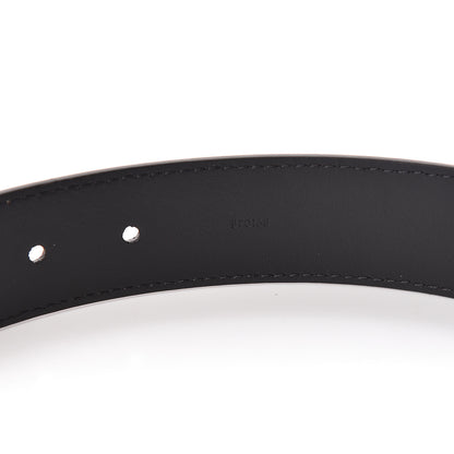 Louis Vuitton Calfskin 35mm Pont Neuf Belt 75 30 Black 8 of 9