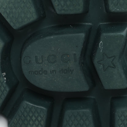 Gucci Rubber Womens Horsebit Ankle Boots 37 Vintage Green 6 of 9