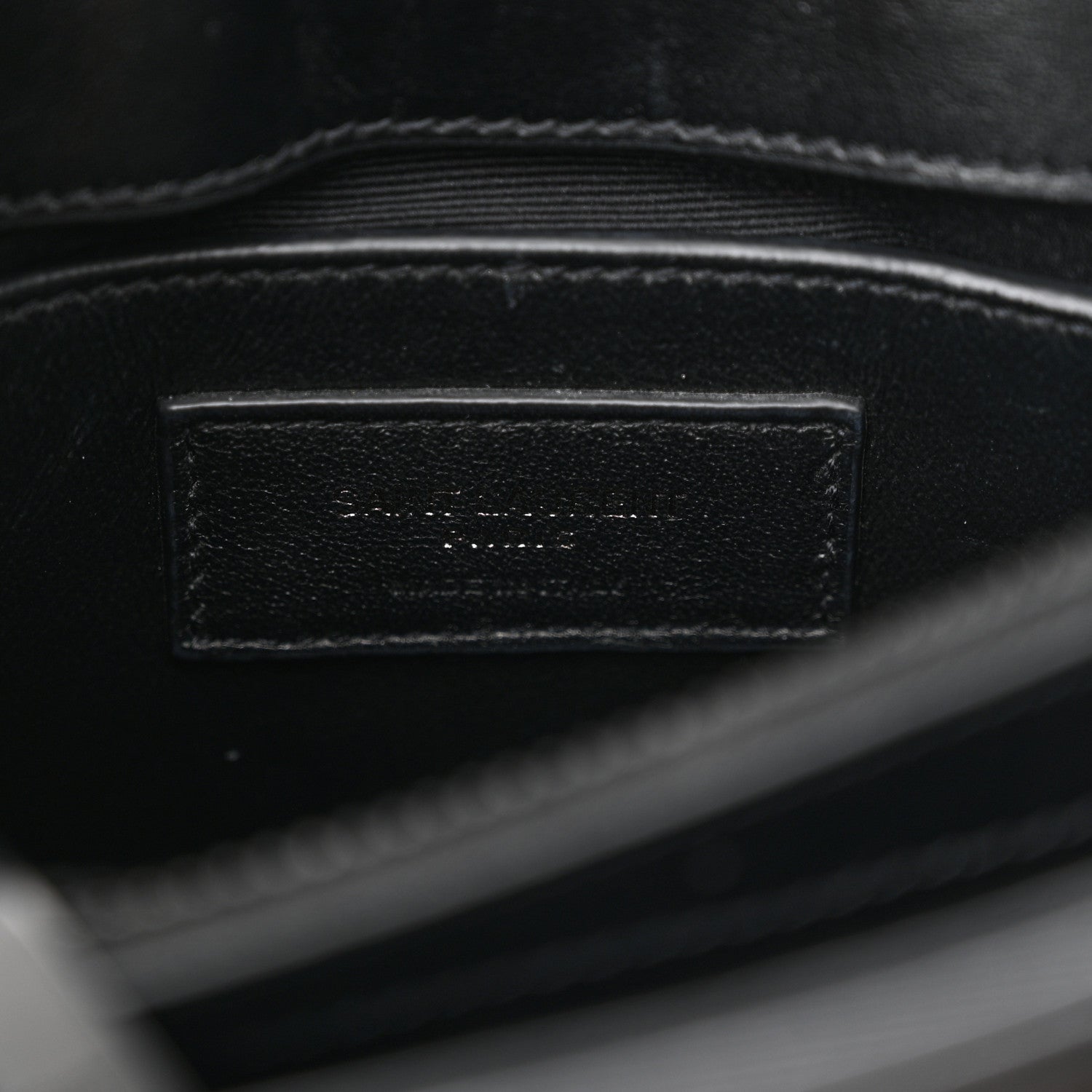 Saint Laurent Calfskin Y Quilted Monogram Monochrome Small Loulou Chain Satchel Black 6 of 10