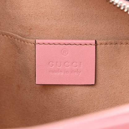 Gucci Calfskin Matelasse Small GG Marmont Chain Shoulder Bag Wild Rose 6 of 12