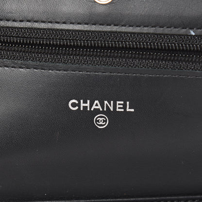 Chanel Caviar Timeless CC Wallet On Chain WOC Black 8 of 14