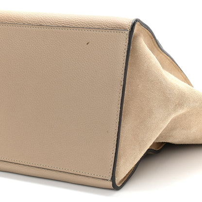 Celine Drummed Calfskin Suede Large Trapeze Dune 8 of 10