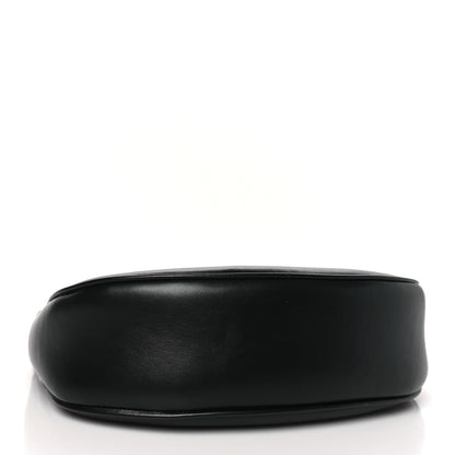 Celine Smooth Calfskin Medium Strap Ava Triomphe Shoulder Bag Black 4 of 11