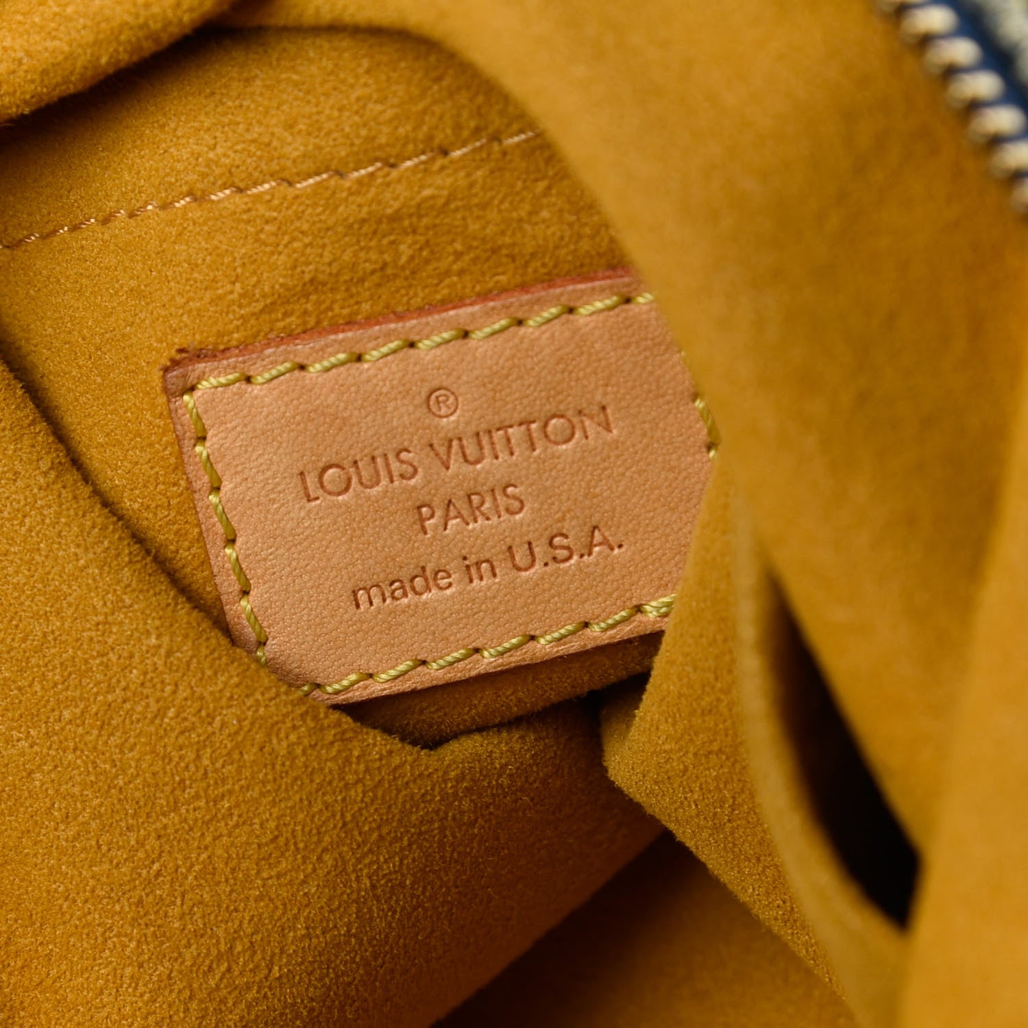 Louis Vuitton Denim Baggy GM Blue 8 of 10
