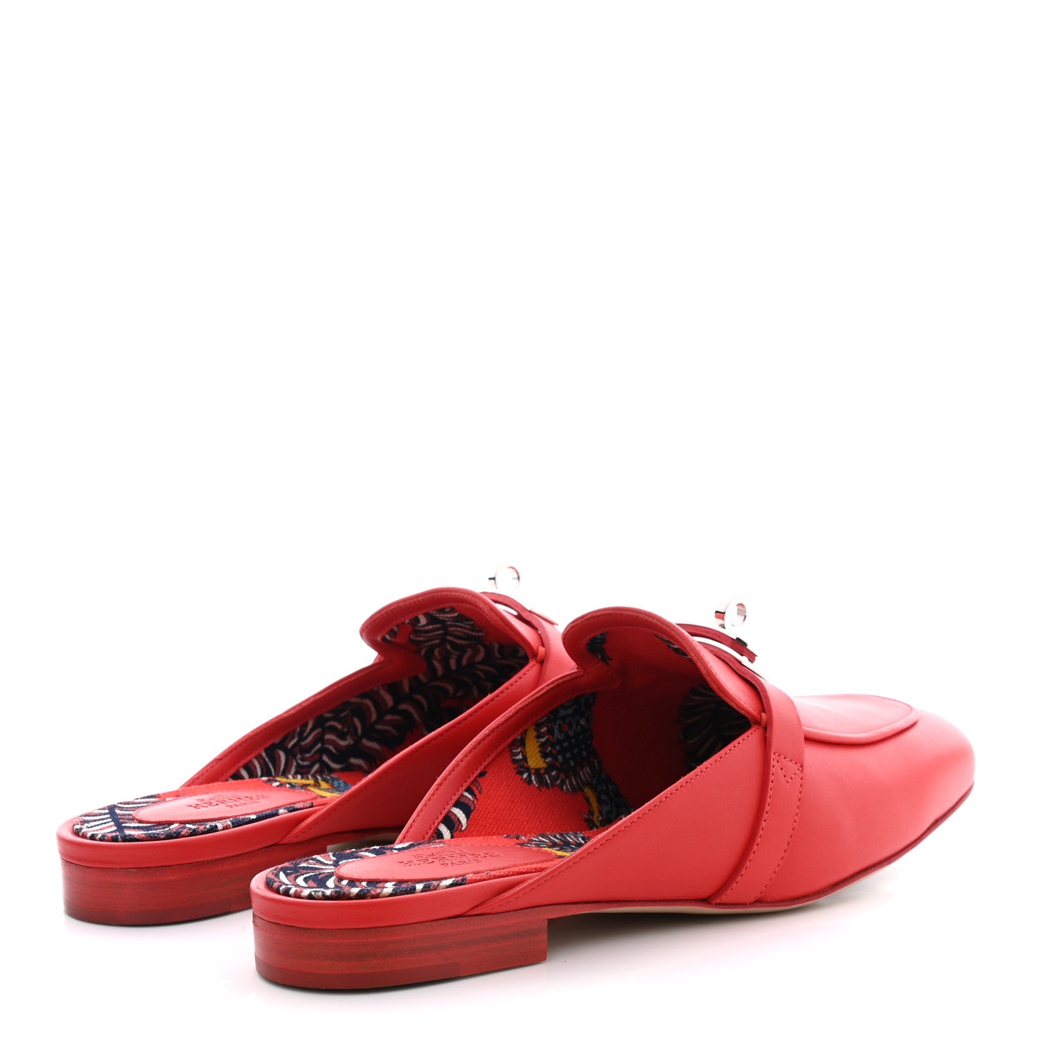 Hermes Goatskin Oz Mules 37 Rouge A Levre 4 of 9