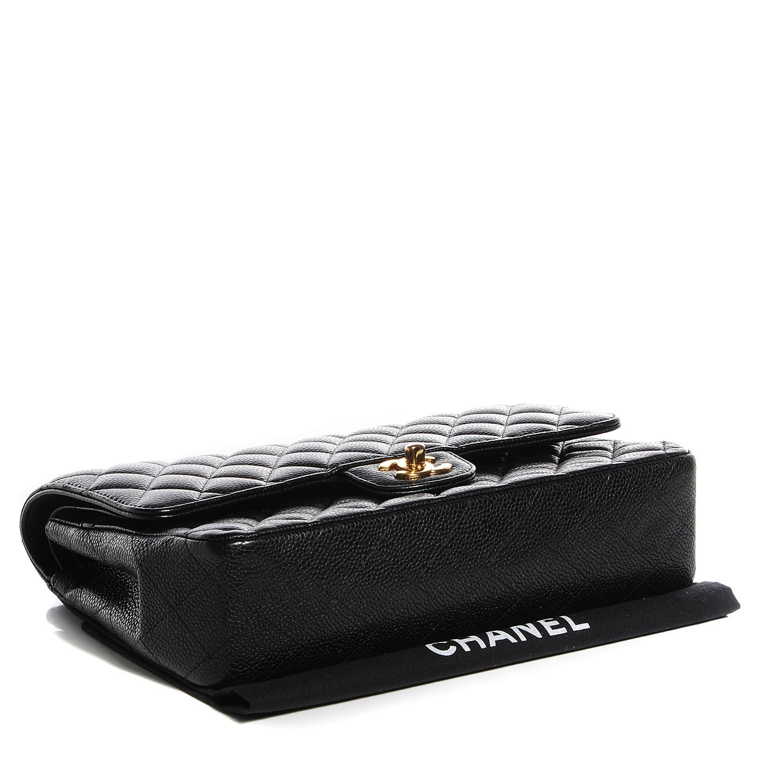 Chanel Caviar Quilted Medium Double Flap Black 4 of 8
