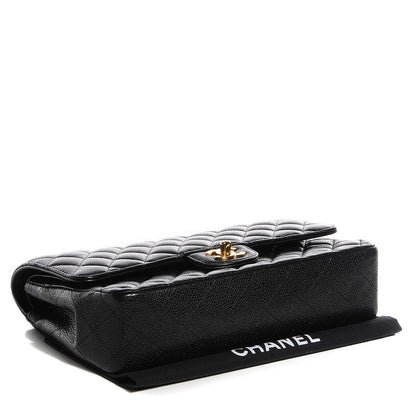 Chanel Caviar Quilted Medium Double Flap Black 4 of 8