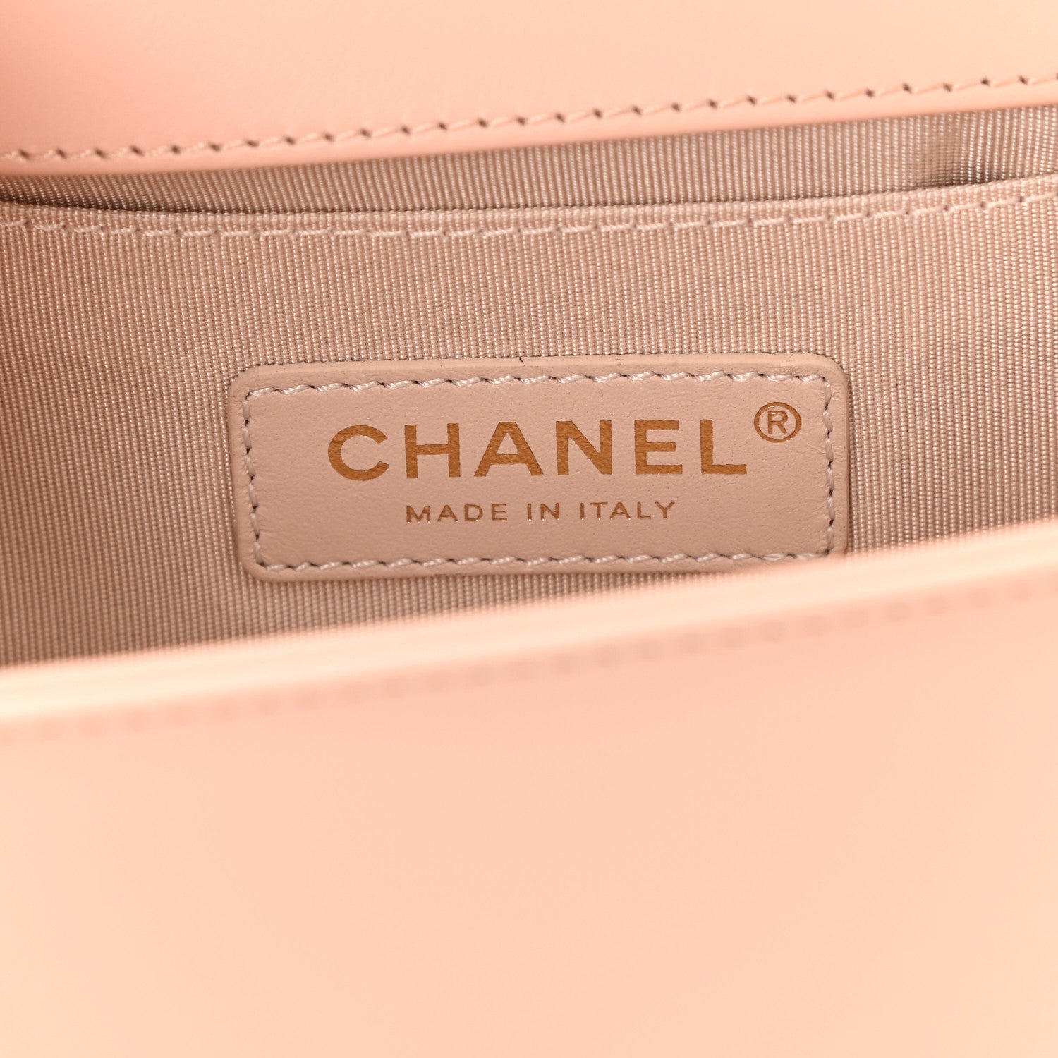 Chanel Calfskin Painted Chevron Embossed Medium Boy Flap Pink 6 of 12