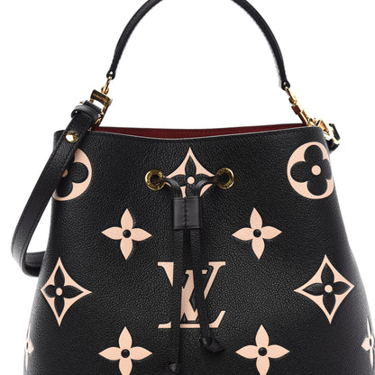 Louis Vuitton Empreinte Monogram Giant Neonoe MM Black Beige 13 of 13