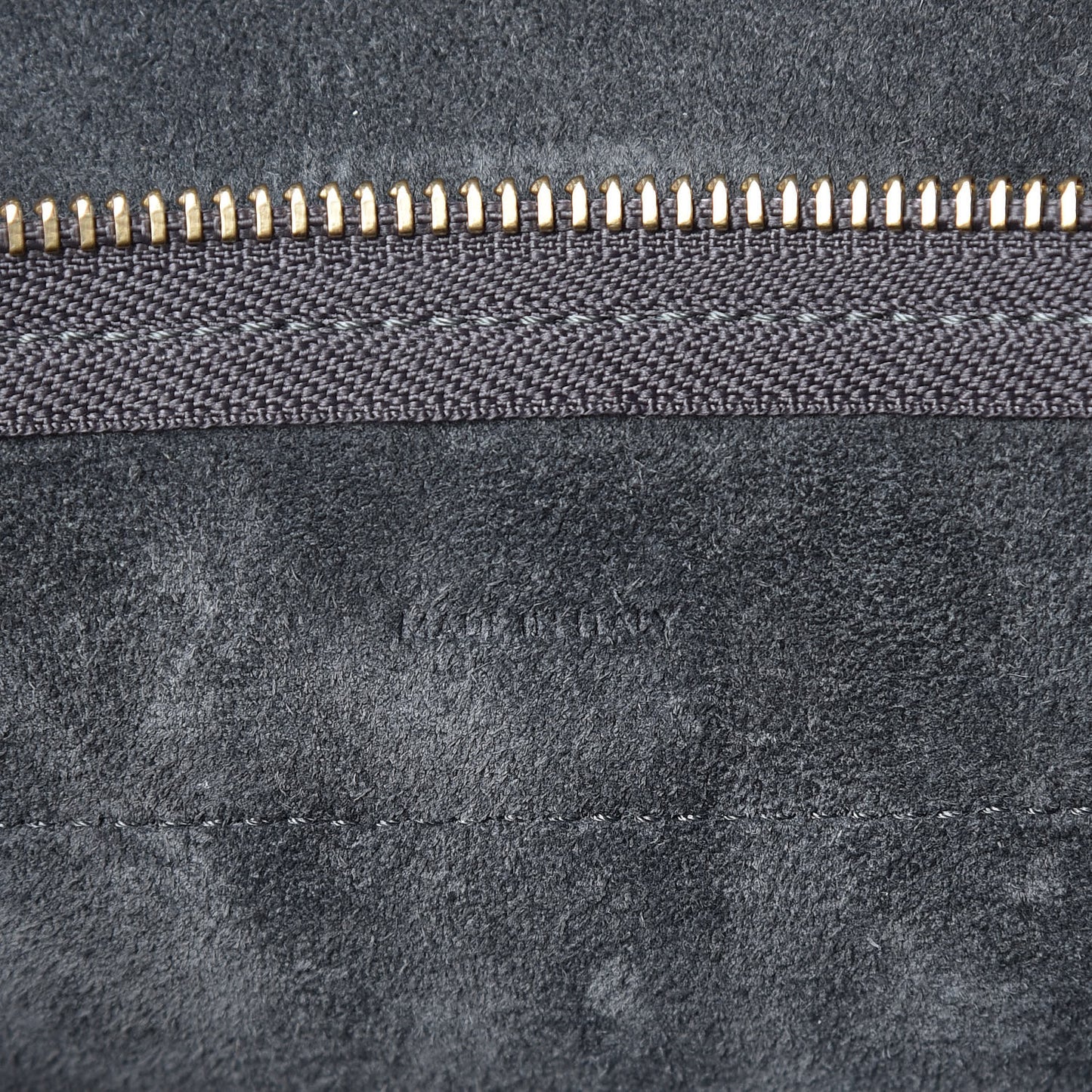 Grained Calfskin Nano Belt Bag Grey
