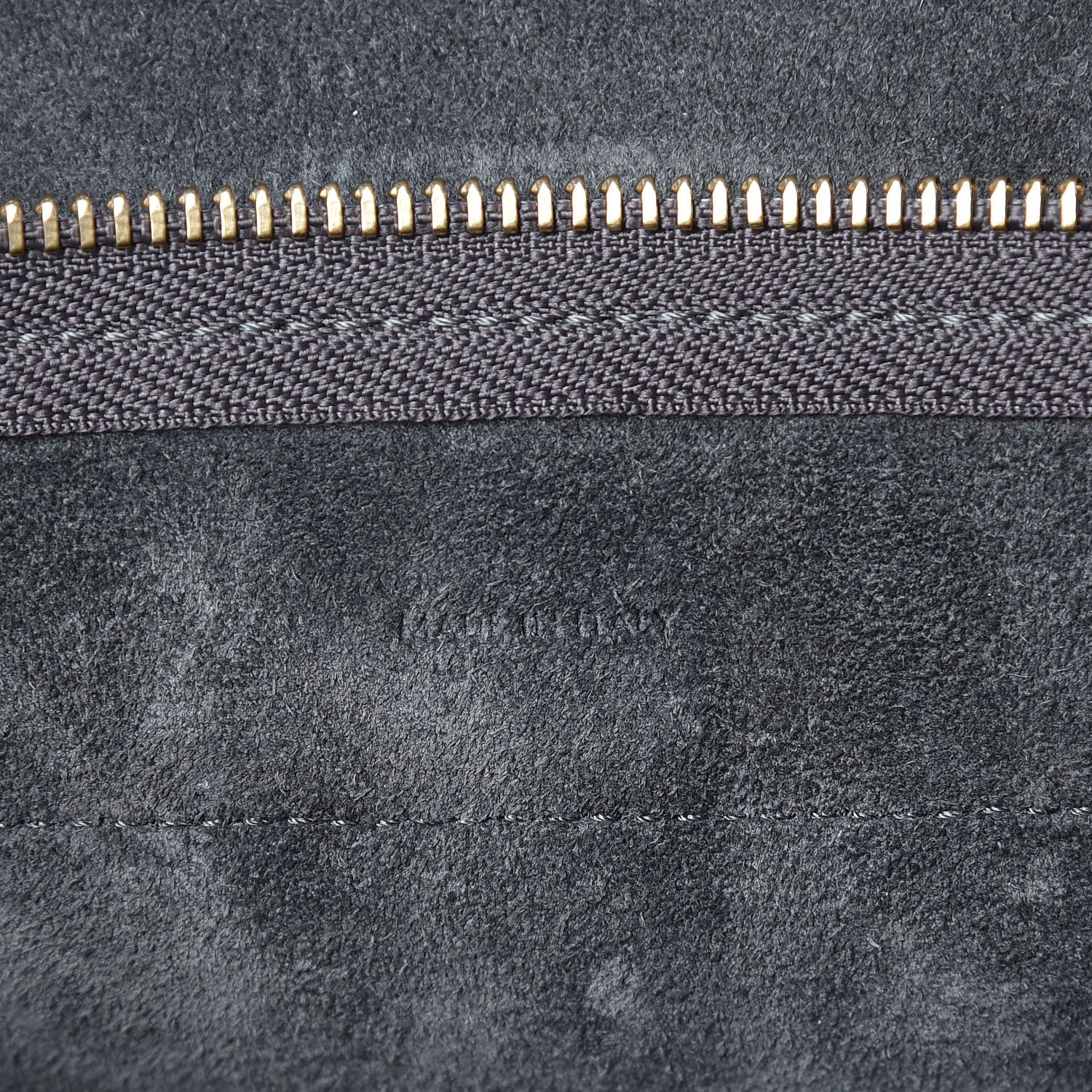 Celine Grained Calfskin Nano Belt Bag Grey 7 of 9