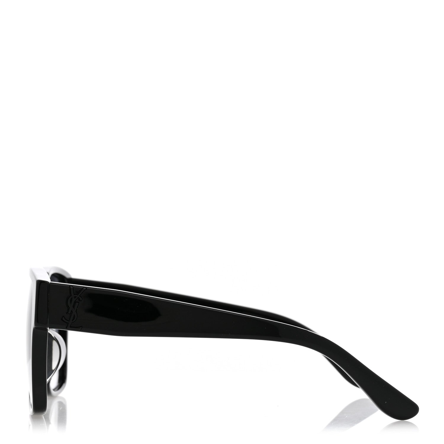 Saint Laurent Acetate Square Sunglasses SL M9F Black 3 of 7