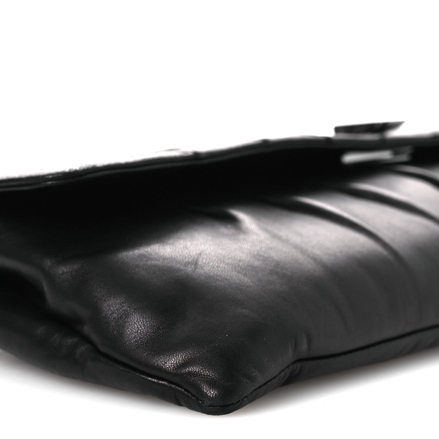 Chanel Lambskin Vertical Quilted Clutch Black 9 of 11