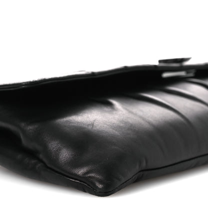Chanel Lambskin Vertical Quilted Clutch Black 9 of 11