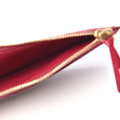 Louis Vuitton Monogram Zipped Card Holder Fuchsia 5 of 7