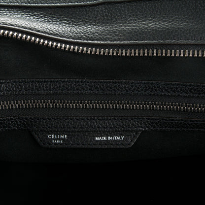 Celine Drummed Calfskin Mini Luggage Black 6 of 6
