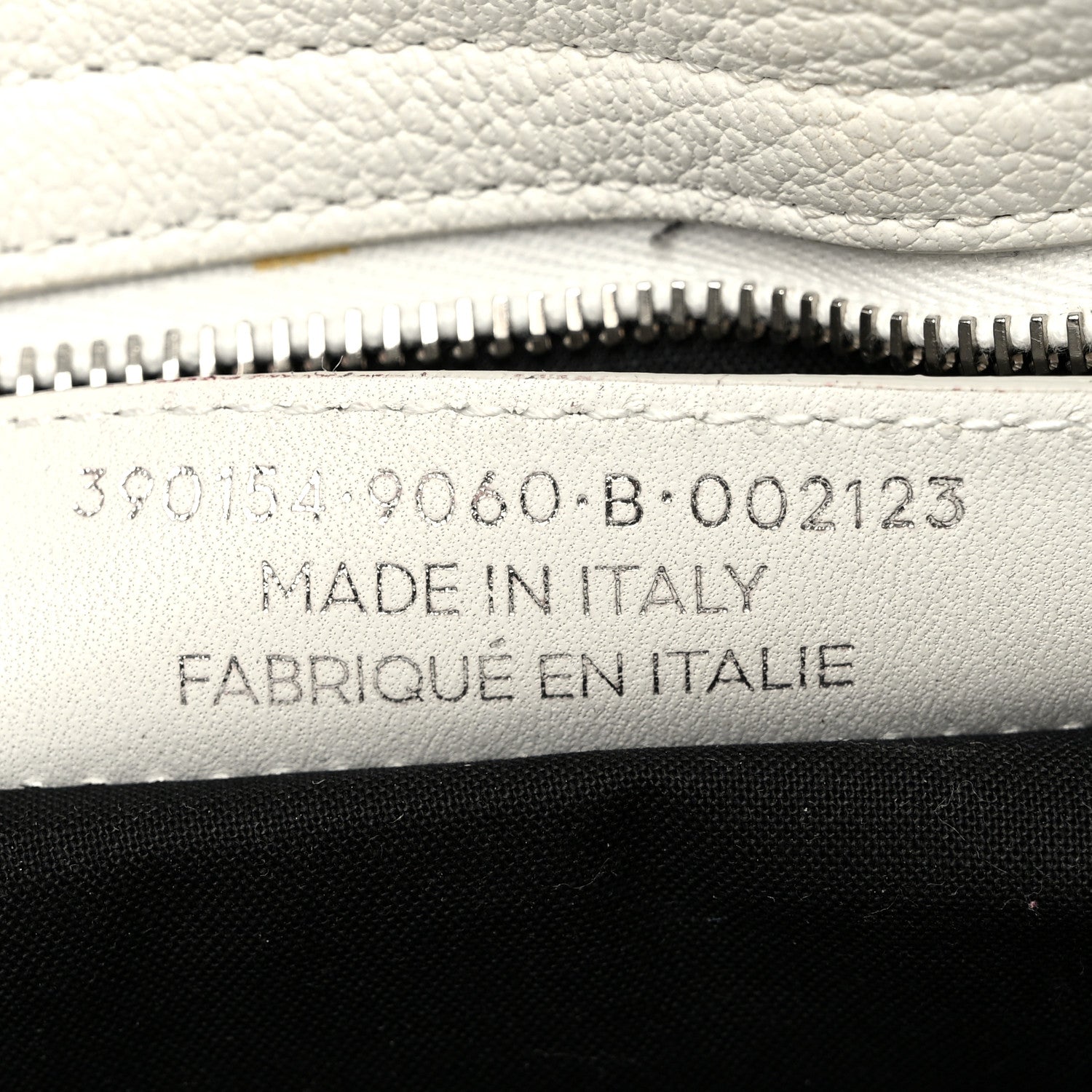 Balenciaga Chevre Silver Metallic Edge Hardware City White 8 of 10