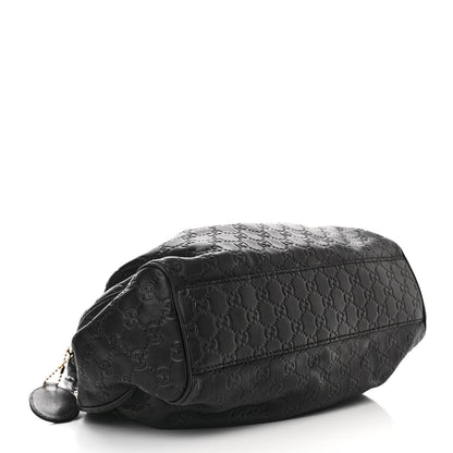 Gucci Guccissima Medium Sukey Tote Black 4 of 18