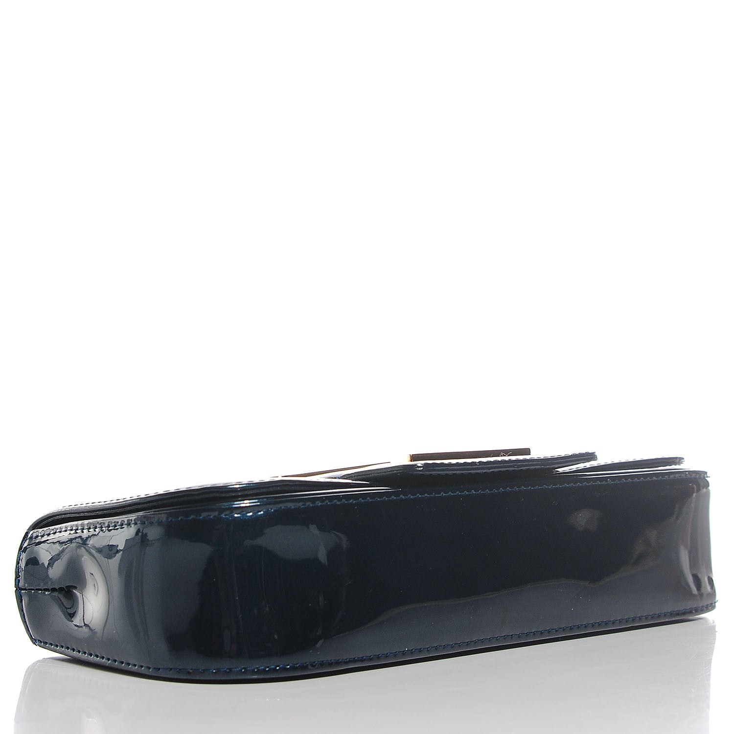 Louis Vuitton Patent Sobe Clutch Blue Nuit 4 of 8