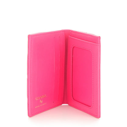 Chanel Lambskin Quilted Card Holder Wallet Fuchsia 5 of 8