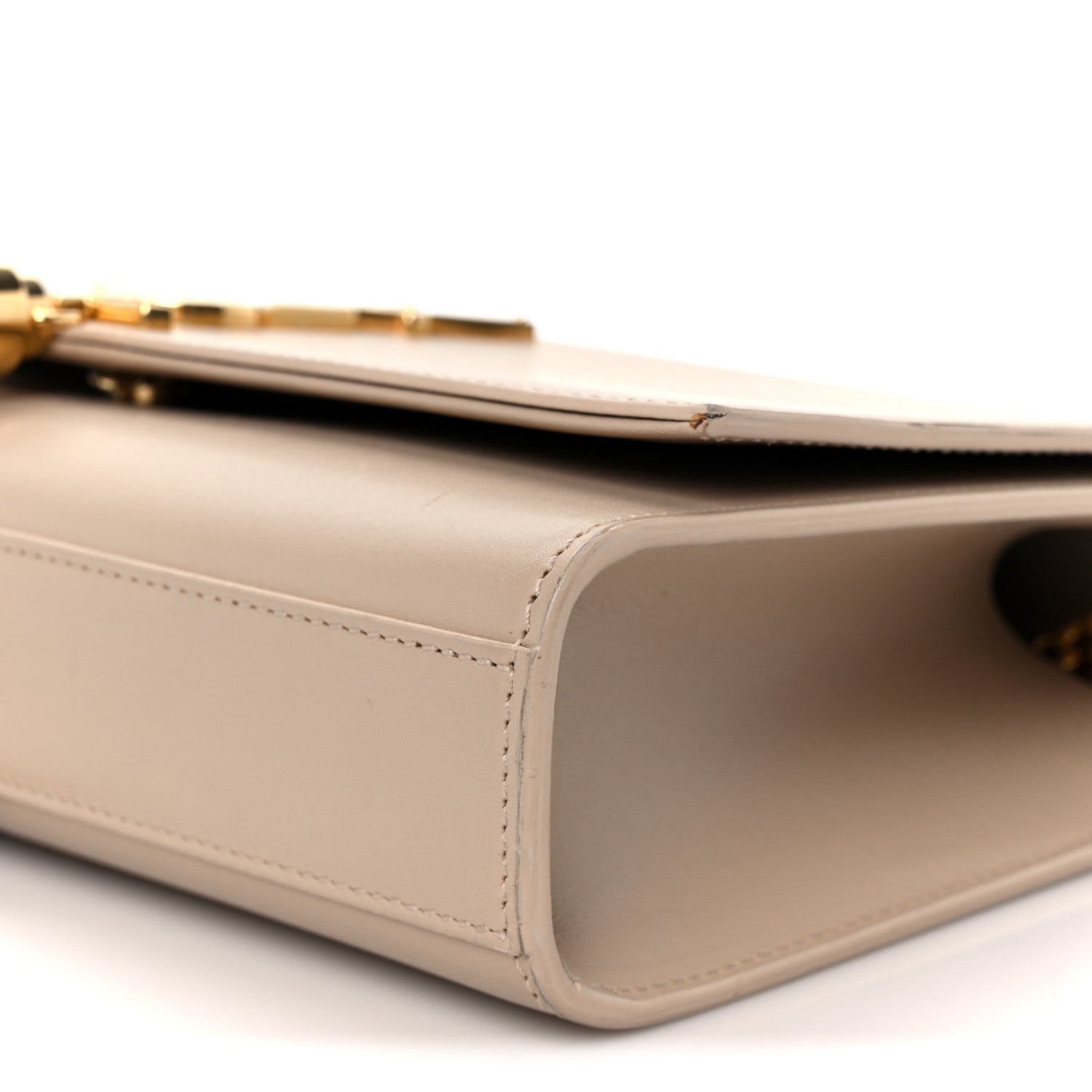 Saint Laurent Smooth Calfskin Medium Classic Monogram Kate Tassel Satchel Nude Powder 11 of 11