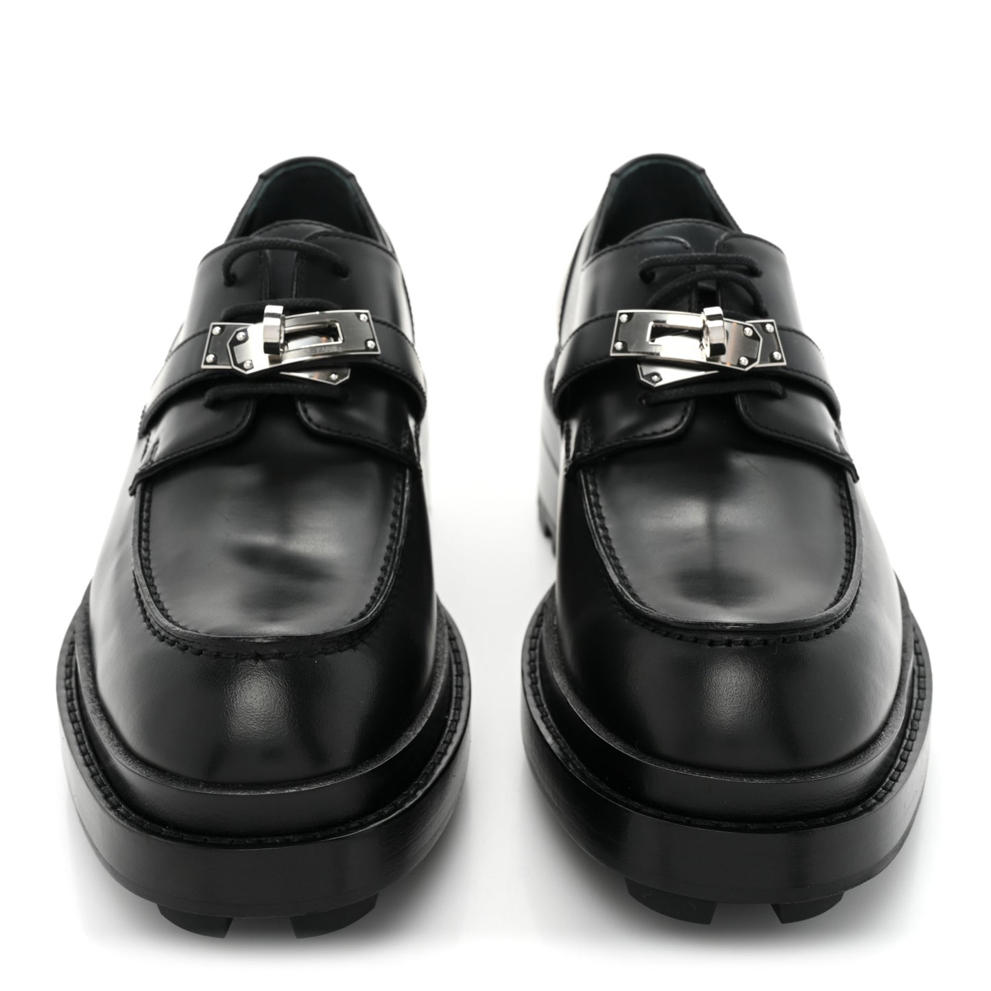 Glossed Calfskin First Oxford 37.5 Black