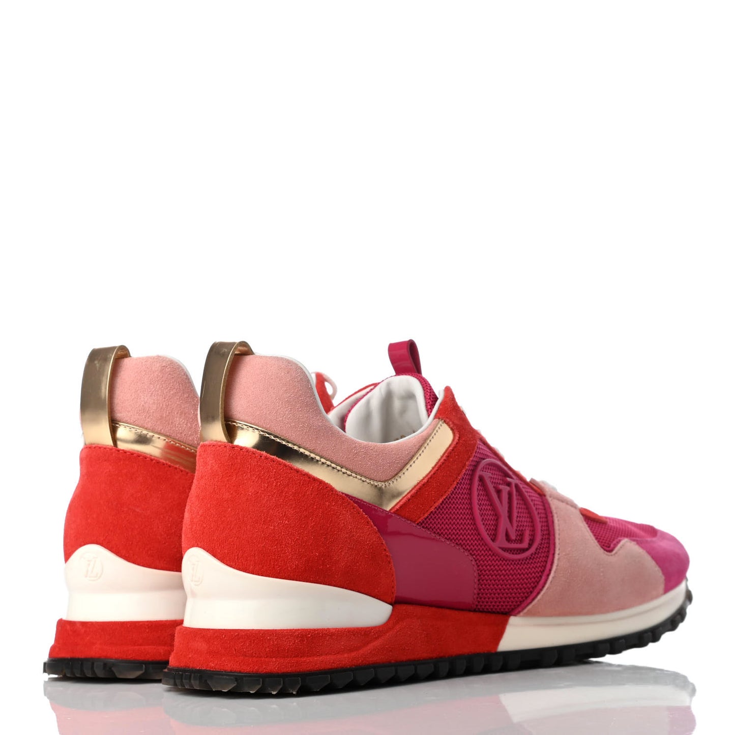 Suede Run Away Sneakers 37.5 Fuchsia Rouge