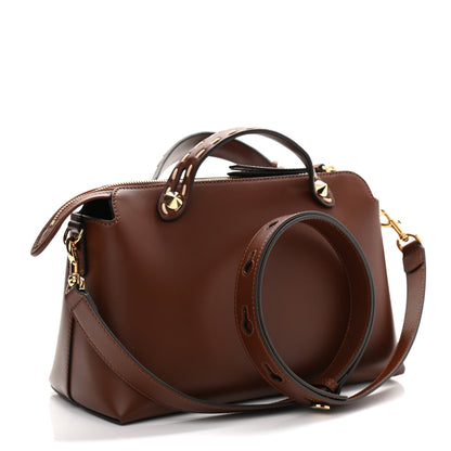 Fendi Vitello King Macro Stitchings Logo Medium By The Way Boston Bag Praline 3 of 12