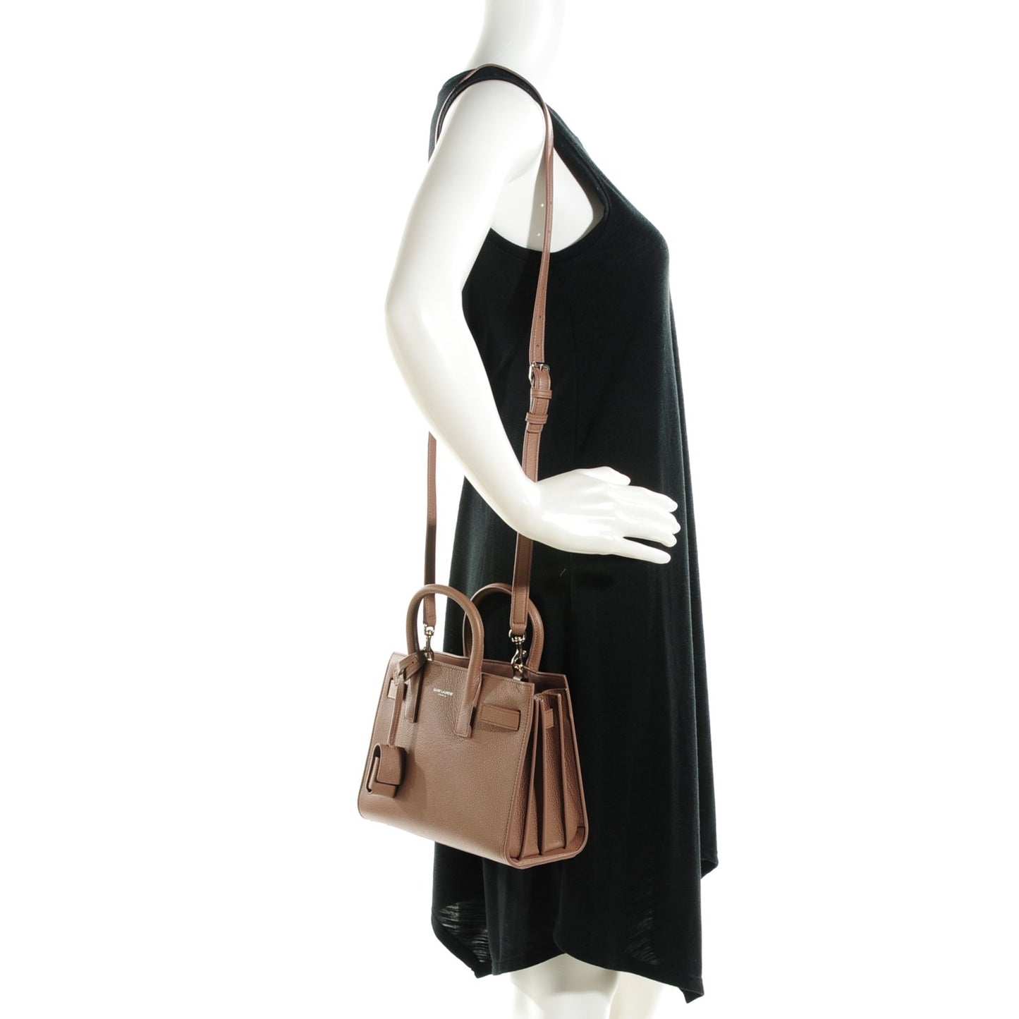 Grained Calfskin Nano Sac De Jour Poudre Fard