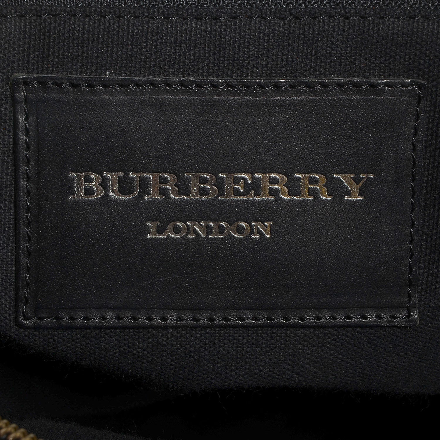Burberry Grainy Leather Calfskin Large Hobo Black 7 of 10