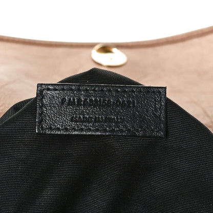 Saint Laurent Crinkled Calfskin Matelasse Monogram Medium Niki Chain Satchel Caramel 6 of 11