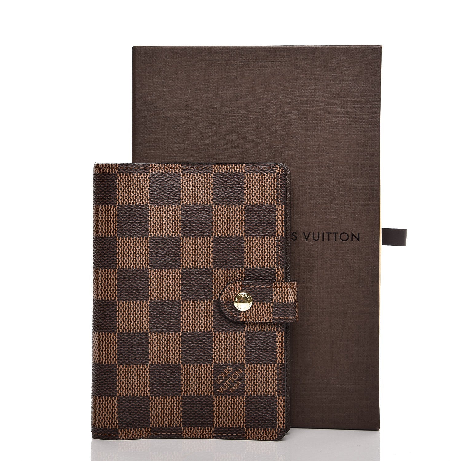 Louis Vuitton Damier Ebene Small Ring Agenda Cover 7 of 7