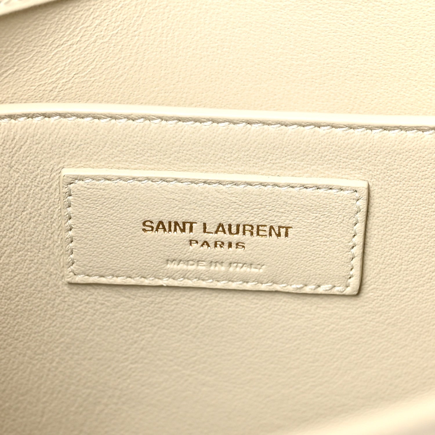 Saint Laurent Smooth Calfskin Manhattan Shoulder Bag Crema Soft 6 of 10