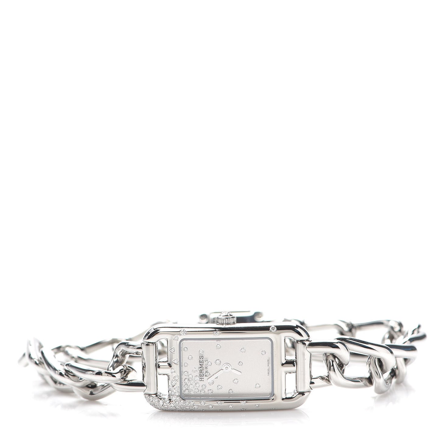 Stainless Steel Diamond 17mm Nantucket Jete De Diamants Quartz Watch