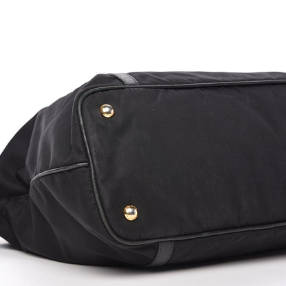 Prada Tessuto Nylon Saffiano Tote Black 6 of 12