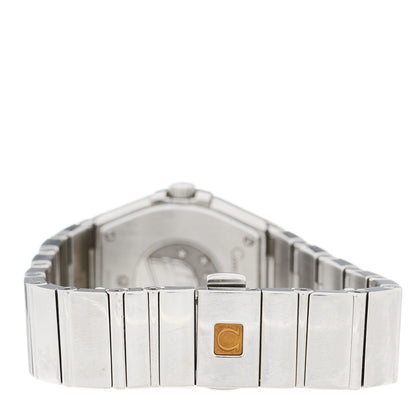 Omega Stainless Steel Diamond Mother of Pearl 27mm Constellation Quartz Watch 123.10.27.60.55.002 3 of 4