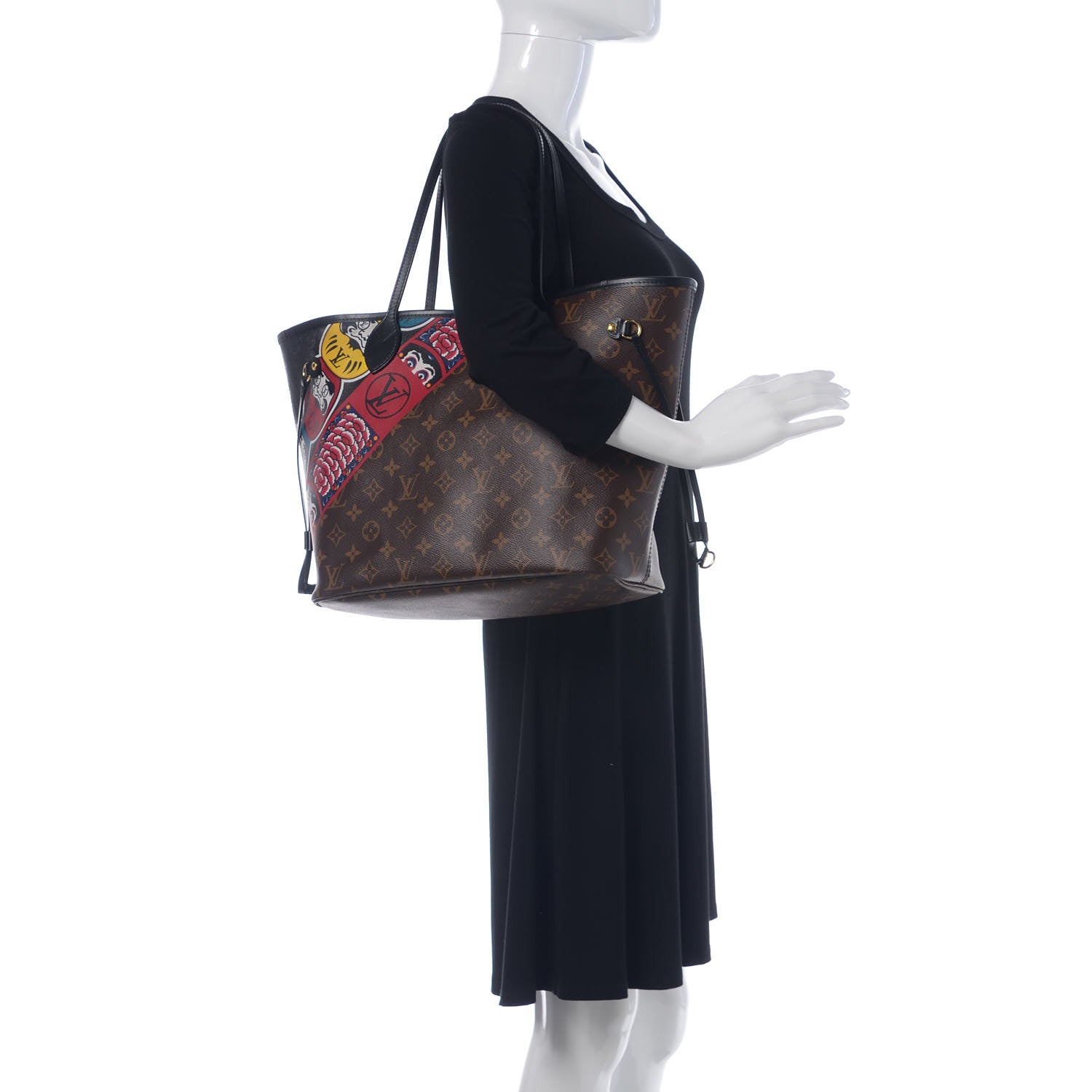 Louis Vuitton Monogram Kabuki Neverfull MM 2 of 15