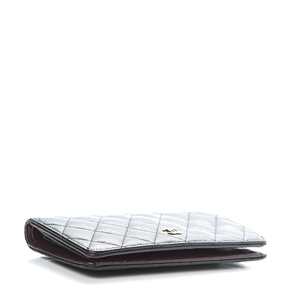 Chanel Caviar Quilted Yen Wallet Black 4 of 10