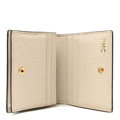 Gucci Dollar Calfskin GG Supreme Monogram GG Marmont Card Case Mystic White Beige Ebony 5 of 10