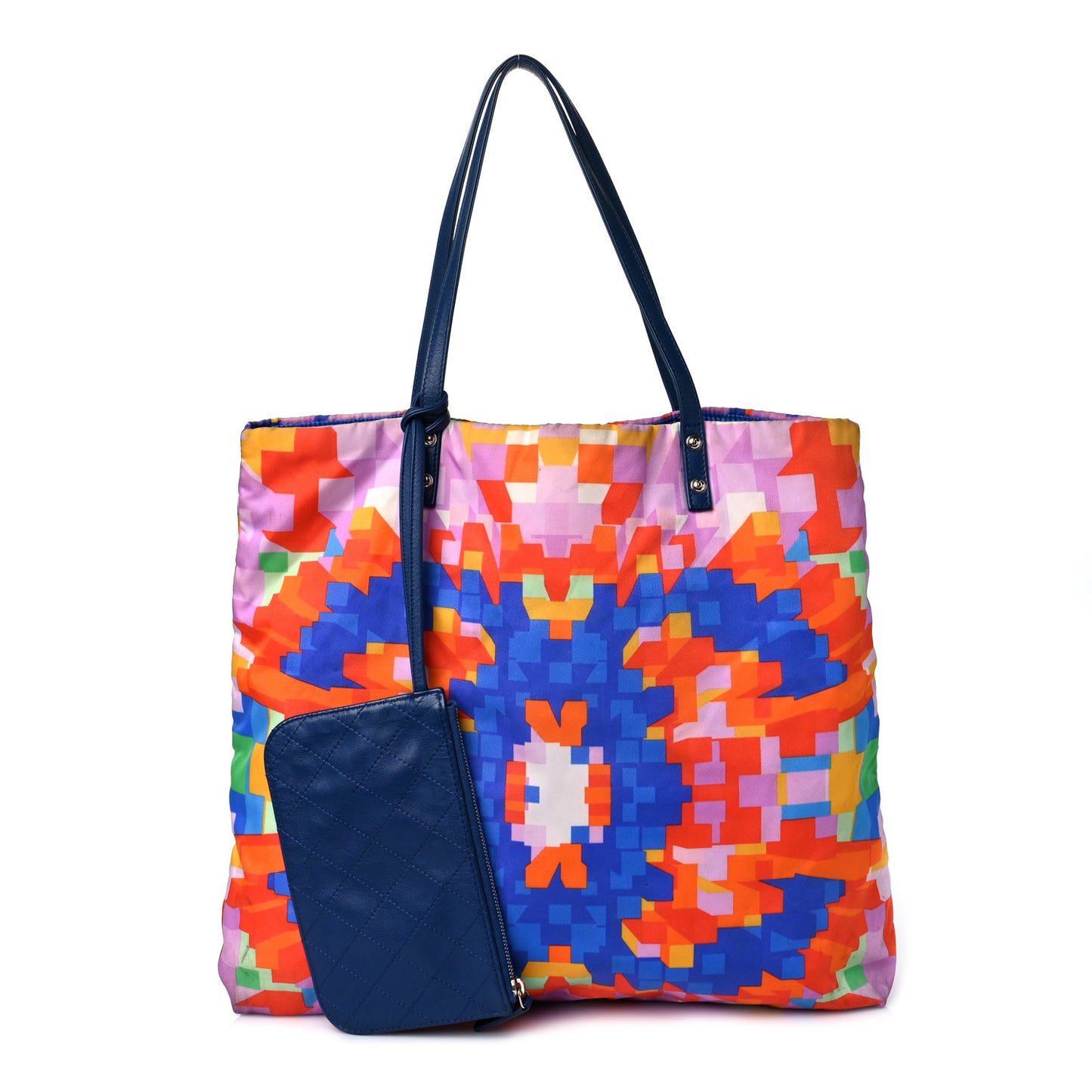 Nylon Printed CC Tote Multicolor